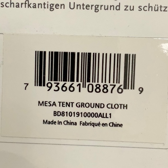 Black Diamond MESA GROUND CLOTH - Picture 6 of 8